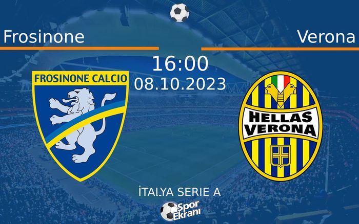 08 Ekim 2023 Frosinone vs Verona maçı Hangi Kanalda Saat Kaçta Yayınlanacak? 08 Ekim 2023 Frosinone vs Verona maçı Hangi Kanalda Saat Kaçta Yayınlanacak?