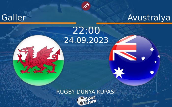 24 Eylül 2023 Galler vs Avustralya maçı Hangi Kanalda Saat Kaçta Yayınlanacak?