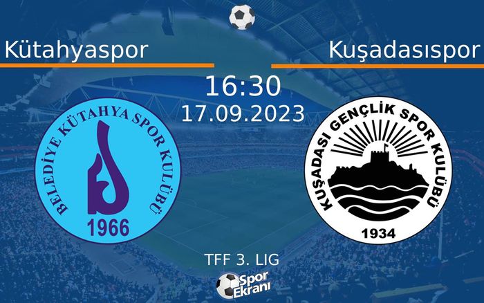 17 Eylül 2023 Kütahyaspor vs Kuşadasıspor maçı Hangi Kanalda Saat Kaçta Yayınlanacak? 17 Eylül 2023 Kütahyaspor vs Kuşadasıspor maçı Hangi Kanalda Saat Kaçta Yayınlanacak?