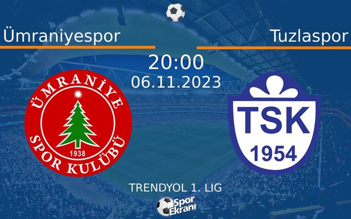 06 Kasım 2023 Ümraniyespor vs Tuzlaspor maçı Hangi Kanalda Saat Kaçta Yayınlanacak? 06 Kasım 2023 Ümraniyespor vs Tuzlaspor maçı Hangi Kanalda Saat Kaçta Yayınlanacak?