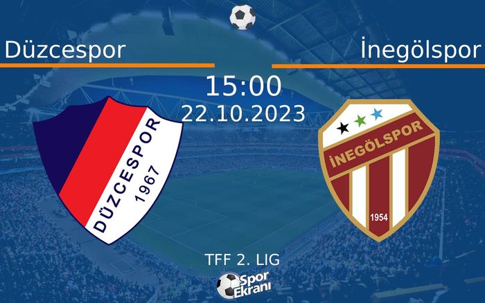 22 Ekim 2023 Düzcespor vs İnegölspor maçı Hangi Kanalda Saat Kaçta Yayınlanacak? 22 Ekim 2023 Düzcespor vs İnegölspor maçı Hangi Kanalda Saat Kaçta Yayınlanacak?