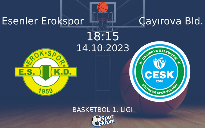 14 Ekim 2023 Esenler Erokspor vs Çayırova Bld. maçı Hangi Kanalda Saat Kaçta Yayınlanacak? 14 Ekim 2023 Esenler Erokspor vs Çayırova Bld. maçı Hangi Kanalda Saat Kaçta Yayınlanacak?