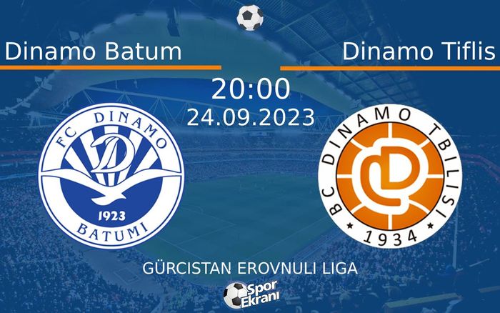24 Eylül 2023 Dinamo Batum vs Dinamo Tiflis maçı Hangi Kanalda Saat Kaçta Yayınlanacak?