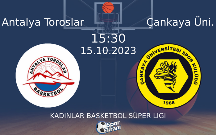 15 Ekim 2023 Antalya Toroslar vs Çankaya Üni. maçı Hangi Kanalda Saat Kaçta Yayınlanacak? 15 Ekim 2023 Antalya Toroslar vs Çankaya Üni. maçı Hangi Kanalda Saat Kaçta Yayınlanacak?