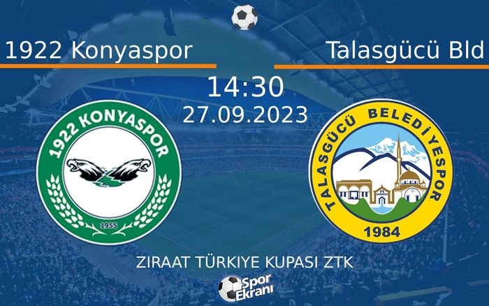 27 Eylül 2023 1922 Konyaspor vs Talasgücü Bld maçı Hangi Kanalda Saat Kaçta Yayınlanacak? 27 Eylül 2023 1922 Konyaspor vs Talasgücü Bld maçı Hangi Kanalda Saat Kaçta Yayınlanacak?
