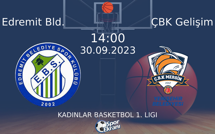 30 Eylül 2023 Edremit Bld. vs ÇBK Gelişim maçı Hangi Kanalda Saat Kaçta Yayınlanacak? 30 Eylül 2023 Edremit Bld. vs ÇBK Gelişim maçı Hangi Kanalda Saat Kaçta Yayınlanacak?