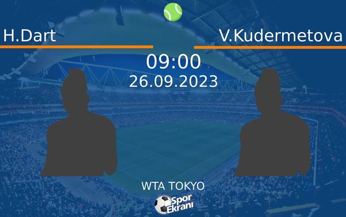 26 Eylül 2023 H.Dart vs V.Kudermetova maçı Hangi Kanalda Saat Kaçta Yayınlanacak? 26 Eylül 2023 H.Dart vs V.Kudermetova maçı Hangi Kanalda Saat Kaçta Yayınlanacak?