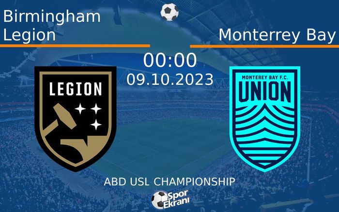 09 Ekim 2023 Birmingham Legion vs Monterrey Bay maçı Hangi Kanalda Saat Kaçta Yayınlanacak? 09 Ekim 2023 Birmingham Legion vs Monterrey Bay maçı Hangi Kanalda Saat Kaçta Yayınlanacak?