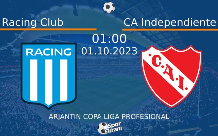 01 Ekim 2023 Racing Club vs CA Independiente maçı Hangi Kanalda Saat Kaçta Yayınlanacak? 01 Ekim 2023 Racing Club vs CA Independiente maçı Hangi Kanalda Saat Kaçta Yayınlanacak?