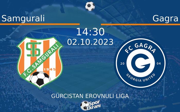 02 Ekim 2023 Samgurali vs Gagra maçı Hangi Kanalda Saat Kaçta Yayınlanacak? 02 Ekim 2023 Samgurali vs Gagra maçı Hangi Kanalda Saat Kaçta Yayınlanacak?