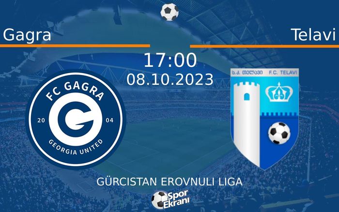 08 Ekim 2023 Gagra vs Telavi maçı Hangi Kanalda Saat Kaçta Yayınlanacak? 08 Ekim 2023 Gagra vs Telavi maçı Hangi Kanalda Saat Kaçta Yayınlanacak?