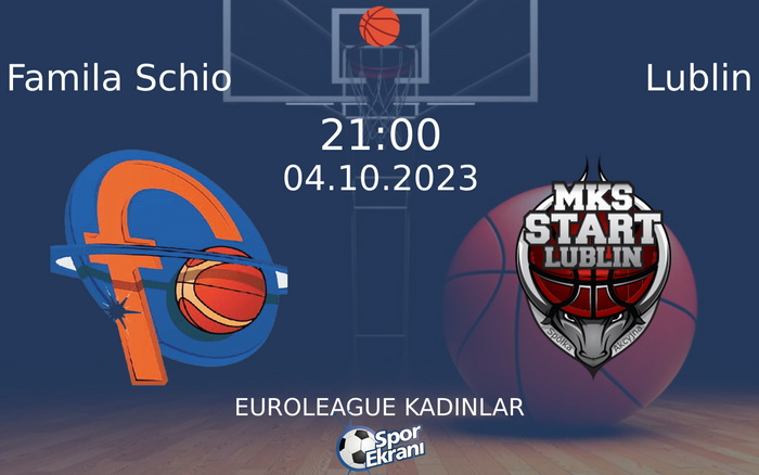 04 Ekim 2023 Famila Schio vs Lublin maçı Hangi Kanalda Saat Kaçta Yayınlanacak? 04 Ekim 2023 Famila Schio vs Lublin maçı Hangi Kanalda Saat Kaçta Yayınlanacak?