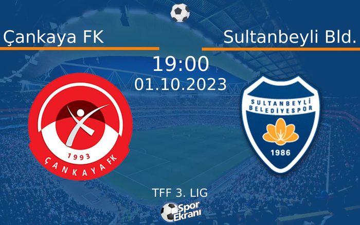 01 Ekim 2023 Çankaya FK vs Sultanbeyli Bld. maçı Hangi Kanalda Saat Kaçta Yayınlanacak? 01 Ekim 2023 Çankaya FK vs Sultanbeyli Bld. maçı Hangi Kanalda Saat Kaçta Yayınlanacak?