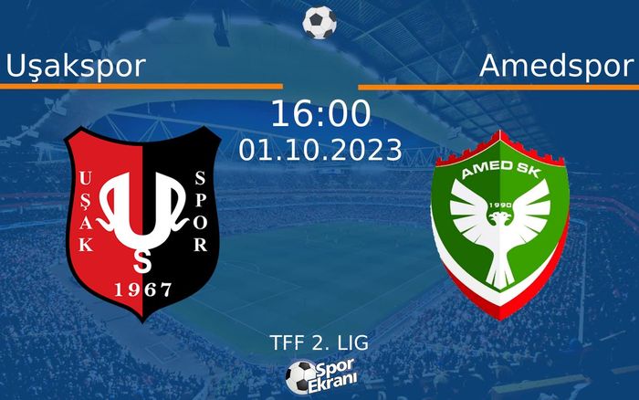 01 Ekim 2023 Uşakspor vs Amedspor maçı Hangi Kanalda Saat Kaçta Yayınlanacak? 01 Ekim 2023 Uşakspor vs Amedspor maçı Hangi Kanalda Saat Kaçta Yayınlanacak?