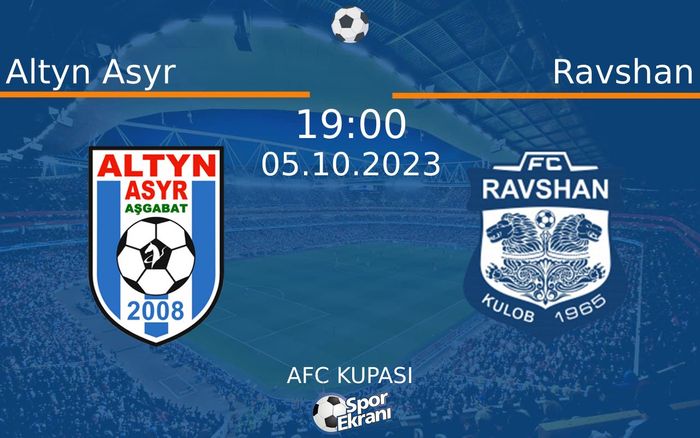 05 Ekim 2023 Altyn Asyr vs Ravshan maçı Hangi Kanalda Saat Kaçta Yayınlanacak? 05 Ekim 2023 Altyn Asyr vs Ravshan maçı Hangi Kanalda Saat Kaçta Yayınlanacak?