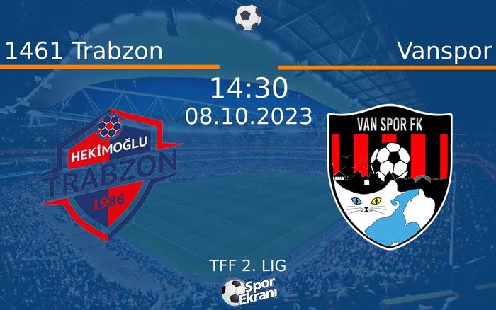 08 Ekim 2023 1461 Trabzon vs Vanspor maçı Hangi Kanalda Saat Kaçta Yayınlanacak? 08 Ekim 2023 1461 Trabzon vs Vanspor maçı Hangi Kanalda Saat Kaçta Yayınlanacak?