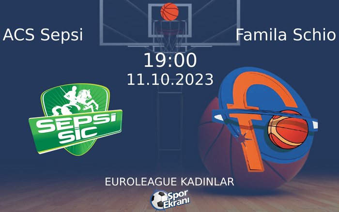 11 Ekim 2023 ACS Sepsi vs Famila Schio maçı Hangi Kanalda Saat Kaçta Yayınlanacak? 11 Ekim 2023 ACS Sepsi vs Famila Schio maçı Hangi Kanalda Saat Kaçta Yayınlanacak?