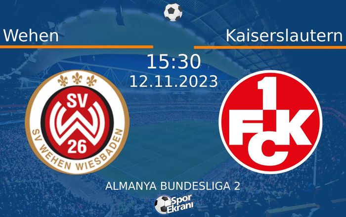 12 Kasım 2023 Wehen vs Kaiserslautern maçı Hangi Kanalda Saat Kaçta Yayınlanacak? 12 Kasım 2023 Wehen vs Kaiserslautern maçı Hangi Kanalda Saat Kaçta Yayınlanacak?