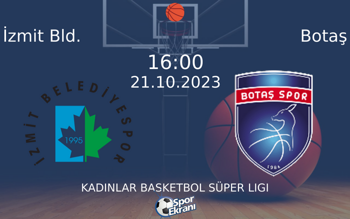 21 Ekim 2023 İzmit Bld. vs Botaş maçı Hangi Kanalda Saat Kaçta Yayınlanacak? 21 Ekim 2023 İzmit Bld. vs Botaş maçı Hangi Kanalda Saat Kaçta Yayınlanacak?