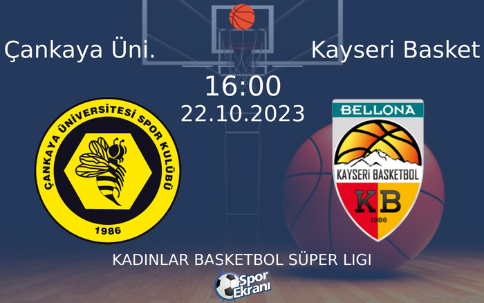22 Ekim 2023 Çankaya Üni. vs Kayseri Basket maçı Hangi Kanalda Saat Kaçta Yayınlanacak?