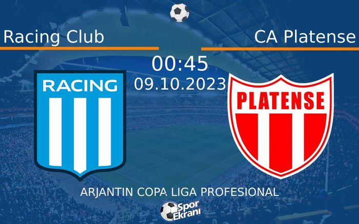 09 Ekim 2023 Racing Club vs CA Platense maçı Hangi Kanalda Saat Kaçta Yayınlanacak? 09 Ekim 2023 Racing Club vs CA Platense maçı Hangi Kanalda Saat Kaçta Yayınlanacak?