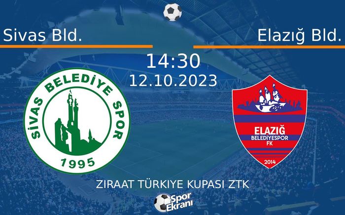 12 Ekim 2023 Sivas Bld. vs Elazığ Bld. maçı Hangi Kanalda Saat Kaçta Yayınlanacak? 12 Ekim 2023 Sivas Bld. vs Elazığ Bld. maçı Hangi Kanalda Saat Kaçta Yayınlanacak?
