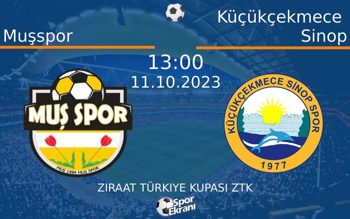 11 Ekim 2023 Muşspor vs Küçükçekmece Sinop maçı Hangi Kanalda Saat Kaçta Yayınlanacak? 11 Ekim 2023 Muşspor vs Küçükçekmece Sinop maçı Hangi Kanalda Saat Kaçta Yayınlanacak?