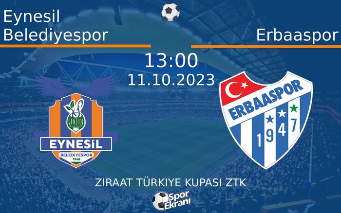 11 Ekim 2023 Eynesil Belediyespor vs Erbaaspor maçı Hangi Kanalda Saat Kaçta Yayınlanacak? 11 Ekim 2023 Eynesil Belediyespor vs Erbaaspor maçı Hangi Kanalda Saat Kaçta Yayınlanacak?