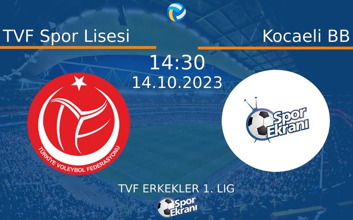 14 Ekim 2023 TVF Spor Lisesi vs Kocaeli BB maçı Hangi Kanalda Saat Kaçta Yayınlanacak? 14 Ekim 2023 TVF Spor Lisesi vs Kocaeli BB maçı Hangi Kanalda Saat Kaçta Yayınlanacak?