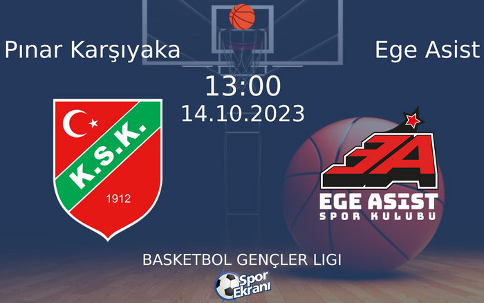 14 Ekim 2023 Pınar Karşıyaka vs Ege Asist maçı Hangi Kanalda Saat Kaçta Yayınlanacak? 14 Ekim 2023 Pınar Karşıyaka vs Ege Asist maçı Hangi Kanalda Saat Kaçta Yayınlanacak?