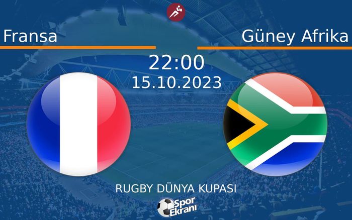 15 Ekim 2023 Fransa vs Güney Afrika maçı Hangi Kanalda Saat Kaçta Yayınlanacak? 15 Ekim 2023 Fransa vs Güney Afrika maçı Hangi Kanalda Saat Kaçta Yayınlanacak?