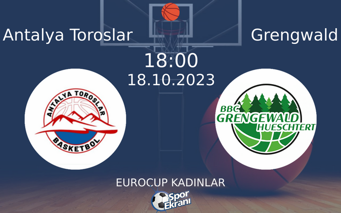 18 Ekim 2023 Antalya Toroslar vs Grengwald maçı Hangi Kanalda Saat Kaçta Yayınlanacak? 18 Ekim 2023 Antalya Toroslar vs Grengwald maçı Hangi Kanalda Saat Kaçta Yayınlanacak?