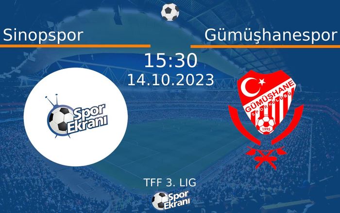 14 Ekim 2023 Sinopspor vs Gümüşhanespor maçı Hangi Kanalda Saat Kaçta Yayınlanacak? 14 Ekim 2023 Sinopspor vs Gümüşhanespor maçı Hangi Kanalda Saat Kaçta Yayınlanacak?