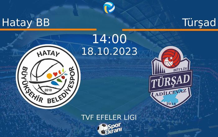 18 Ekim 2023 Hatay BB vs Türşad maçı Hangi Kanalda Saat Kaçta Yayınlanacak? 18 Ekim 2023 Hatay BB vs Türşad maçı Hangi Kanalda Saat Kaçta Yayınlanacak?
