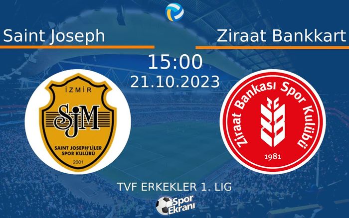 21 Ekim 2023 Saint Joseph vs Ziraat Bankkart maçı Hangi Kanalda Saat Kaçta Yayınlanacak? 21 Ekim 2023 Saint Joseph vs Ziraat Bankkart maçı Hangi Kanalda Saat Kaçta Yayınlanacak?
