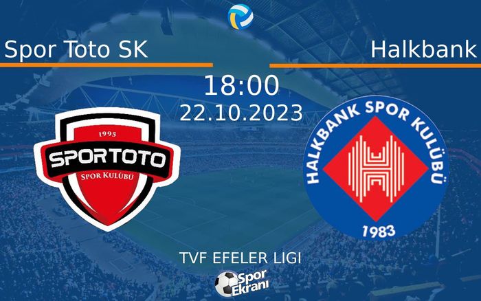 22 Ekim 2023 Spor Toto SK vs Halkbank maçı Hangi Kanalda Saat Kaçta Yayınlanacak? 22 Ekim 2023 Spor Toto SK vs Halkbank maçı Hangi Kanalda Saat Kaçta Yayınlanacak?