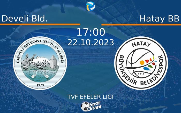 22 Ekim 2023 Develi Bld. vs Hatay BB maçı Hangi Kanalda Saat Kaçta Yayınlanacak? 22 Ekim 2023 Develi Bld. vs Hatay BB maçı Hangi Kanalda Saat Kaçta Yayınlanacak?