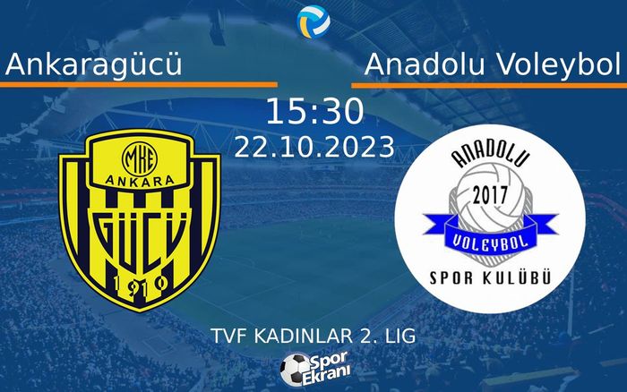 22 Ekim 2023 Ankaragücü vs Anadolu Voleybol maçı Hangi Kanalda Saat Kaçta Yayınlanacak? 22 Ekim 2023 Ankaragücü vs Anadolu Voleybol maçı Hangi Kanalda Saat Kaçta Yayınlanacak?