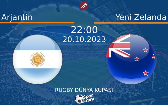 20 Ekim 2023 Arjantin vs Yeni Zelanda maçı Hangi Kanalda Saat Kaçta Yayınlanacak? 20 Ekim 2023 Arjantin vs Yeni Zelanda maçı Hangi Kanalda Saat Kaçta Yayınlanacak?