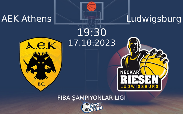 17 Ekim 2023 AEK Athens vs Ludwigsburg maçı Hangi Kanalda Saat Kaçta Yayınlanacak? 17 Ekim 2023 AEK Athens vs Ludwigsburg maçı Hangi Kanalda Saat Kaçta Yayınlanacak?