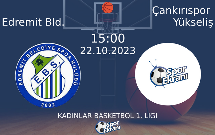 22 Ekim 2023 Edremit Bld. vs Çankırıspor Yükseliş maçı Hangi Kanalda Saat Kaçta Yayınlanacak? 22 Ekim 2023 Edremit Bld. vs Çankırıspor Yükseliş maçı Hangi Kanalda Saat Kaçta Yayınlanacak?