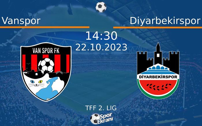 22 Ekim 2023 Vanspor vs Diyarbekirspor maçı Hangi Kanalda Saat Kaçta Yayınlanacak? 22 Ekim 2023 Vanspor vs Diyarbekirspor maçı Hangi Kanalda Saat Kaçta Yayınlanacak?
