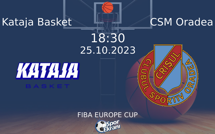 25 Ekim 2023 Kataja Basket vs CSM Oradea maçı Hangi Kanalda Saat Kaçta Yayınlanacak? 25 Ekim 2023 Kataja Basket vs CSM Oradea maçı Hangi Kanalda Saat Kaçta Yayınlanacak?