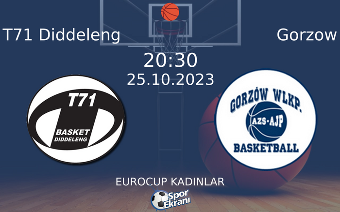 25 Ekim 2023 T71 Diddeleng vs Gorzow maçı Hangi Kanalda Saat Kaçta Yayınlanacak? 25 Ekim 2023 T71 Diddeleng vs Gorzow maçı Hangi Kanalda Saat Kaçta Yayınlanacak?