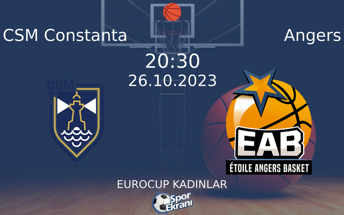 26 Ekim 2023 CSM Constanta vs Angers maçı Hangi Kanalda Saat Kaçta Yayınlanacak? 26 Ekim 2023 CSM Constanta vs Angers maçı Hangi Kanalda Saat Kaçta Yayınlanacak?