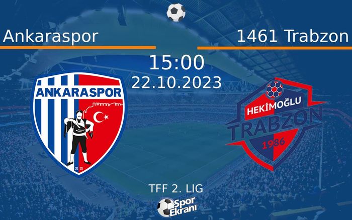 22 Ekim 2023 Ankaraspor vs 1461 Trabzon maçı Hangi Kanalda Saat Kaçta Yayınlanacak? 22 Ekim 2023 Ankaraspor vs 1461 Trabzon maçı Hangi Kanalda Saat Kaçta Yayınlanacak?