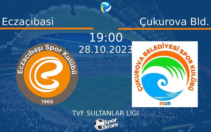 28 Ekim 2023 Eczacibasi vs Çukurova Bld. maçı Hangi Kanalda Saat Kaçta Yayınlanacak? 28 Ekim 2023 Eczacibasi vs Çukurova Bld. maçı Hangi Kanalda Saat Kaçta Yayınlanacak?