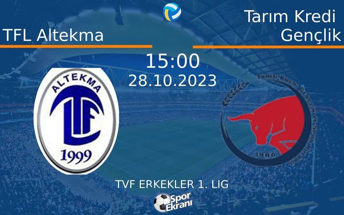 28 Ekim 2023 TFL Altekma vs Tarım Kredi Gençlik maçı Hangi Kanalda Saat Kaçta Yayınlanacak? 28 Ekim 2023 TFL Altekma vs Tarım Kredi Gençlik maçı Hangi Kanalda Saat Kaçta Yayınlanacak?