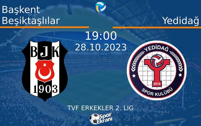 28 Ekim 2023 Başkent Beşiktaşlılar vs Yedidağ maçı Hangi Kanalda Saat Kaçta Yayınlanacak? 28 Ekim 2023 Başkent Beşiktaşlılar vs Yedidağ maçı Hangi Kanalda Saat Kaçta Yayınlanacak?