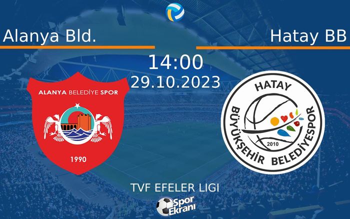 29 Ekim 2023 Alanya Bld. vs Hatay BB maçı Hangi Kanalda Saat Kaçta Yayınlanacak? 29 Ekim 2023 Alanya Bld. vs Hatay BB maçı Hangi Kanalda Saat Kaçta Yayınlanacak?